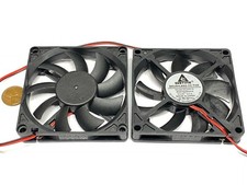 2 x Fan 5V 8015 2Pin 80x80x15mm Brushless Axial Cooler 8cm DC Cooling 80mm G38