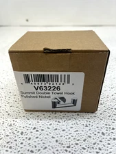 ICO Bath Volkano Summit Double Robe Hook V63226