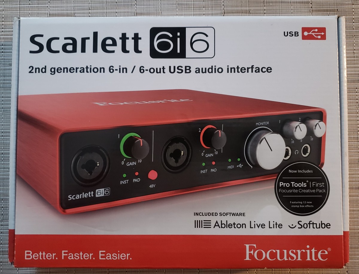 Focusrite Scarlett 6i6 Audio Interface for sale online | eBay Focusrite Scarlett 6i6 Audio Interface for sale online | eBay