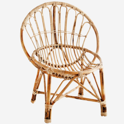 Natural Bamboo Chair by Madam Stoltz | eBay
