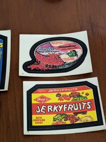 Lote de x8 pegatinas vintage 1982 Topps Wacky Packages #62 67 89 95 23 25 y x2 47 - Imagen 8 de 21