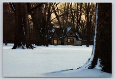 Edsel & Eleanor Ford House Grosse Pointe Shores MI Winter Postcard
