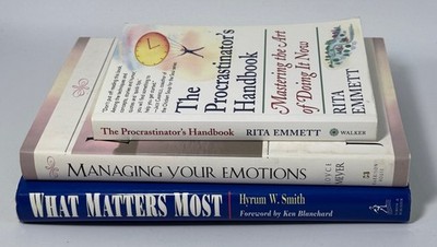 Book Lot Self Help 3 Motivational Personal Growth Joyce Meyer Hyrum Smith Emmett