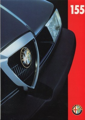 Alfa Romeo 155 1.8 & 2.0 Twin Spark, Super TS English text 1997 sales brochure