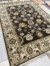 Karastan English Manor Coll. Stratford-Mahogany 5'7x7'11 100% wool rug ::NEW::