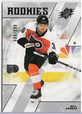 2023-24 SPx Emil Andrae RC #175 Flyers SN# /299