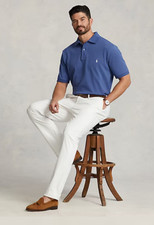 Polo Ralph Lauren Men's Big  Tall Chino Pants White 50 30 NWT 125