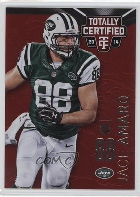 2014 Panini Totally Certified Platinum Red 16/100 Jace Amaro #188 Rookie RC 0o9