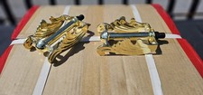 OG Lowrider Classic Bike Wing 1/2" Pedals Gold