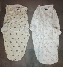 KeaBabies Organic Baby Swaddle Sleep Sacks, 2 Pack