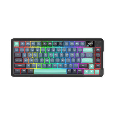 Redragon K724 PRO 81Key Wireless Gasket Gaming Keyboard 1.41'' Screen RGB