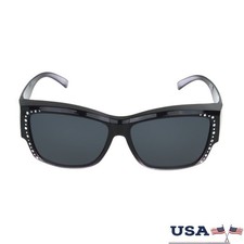 Unisex Polarized Fits Over Sunglasses UV Protection Scratch Resistant Fashion US