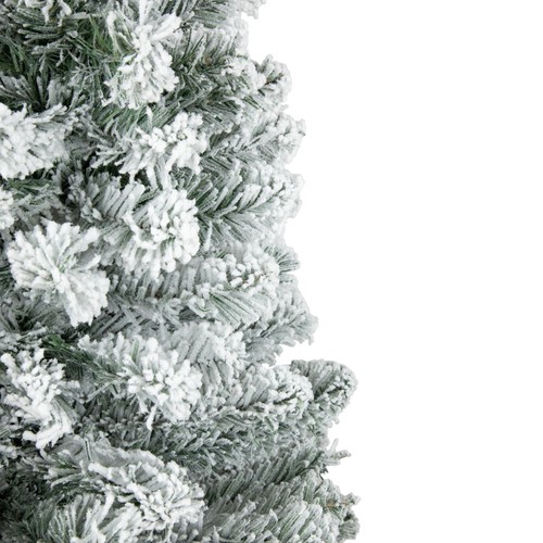 Northlight 3' Heavily Flocked Madison Pine Medium Artificial Christmas Tree - Picture 3 of 7