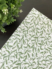 VINEYARD GREENERY Design Tissue Paper Sheets Choose Size & Package Amount