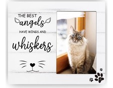 Cat Memorial Gifts for Loss of Cat, Cat Memorial Picture Frame, Cat Loss Sympath