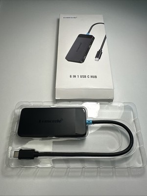 Lemorele TC122 USB C HUB Dual HDMI 4K Docking Station USB 3.0 PD 100W Type C Por