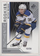 2018-19 Upper Deck SP Game Used Authentic Rookies 10/39 Mitch Reinke #172 p0r