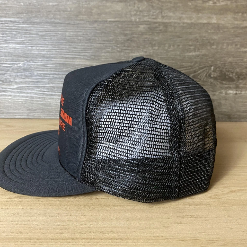 Gorra de colección McDonalds Snap Back negra camionero roca carretera zoom tienda Foto 4 de 4