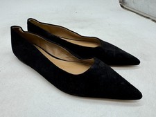 Sam Edelman Wanda Ballet Flats Women's Black Suede Slip On Pointed Toe - 9