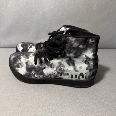 NOBULL HIGH-TOP SHADOW TIE-DYE CANVAS TRAINER shoe Sneaker Woman s 8 Mens 6.5