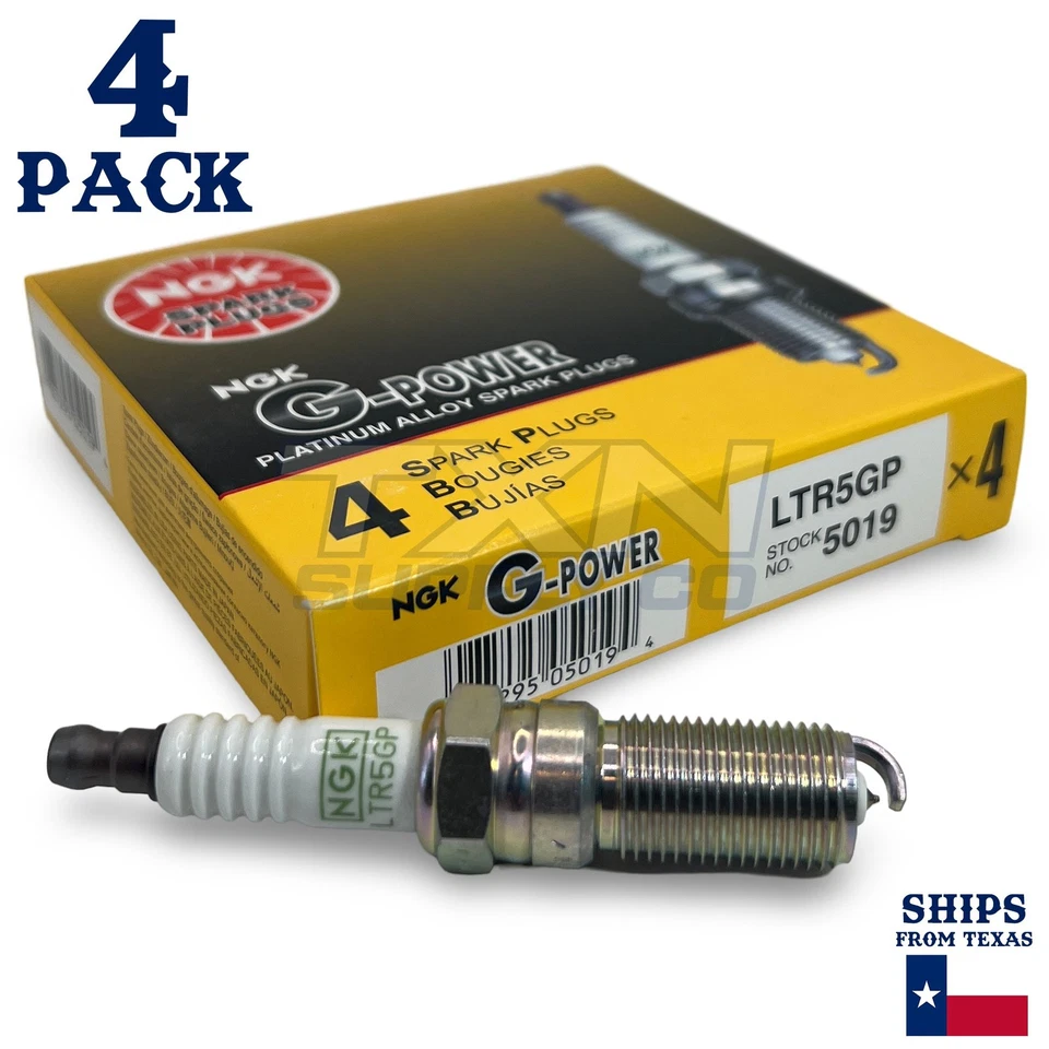 Paquete de 4 bujías NGK G-Power 2002-2005 para Saturn Vue 2,2 L L4 Foto 2 de 3