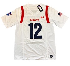 Navy Midshipmen Jersey Medium Men’s White #12 New With Tags 