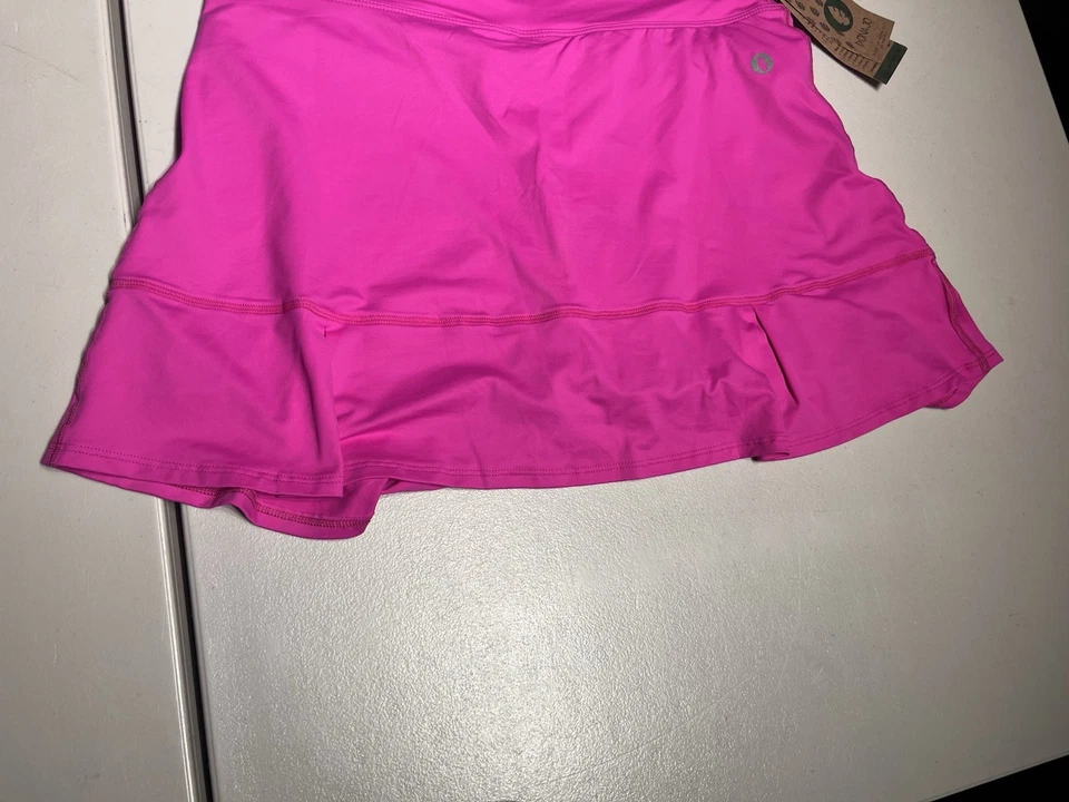 Donna Jo Skort Women's XL 3 Pink Power Skirt Tennis Golf Gym Yoga Nylon Spandex - Image 3 of 4