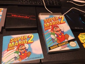 Super Mario Bros. 2 (Nintendo NES, 1988) CIB Great Condition