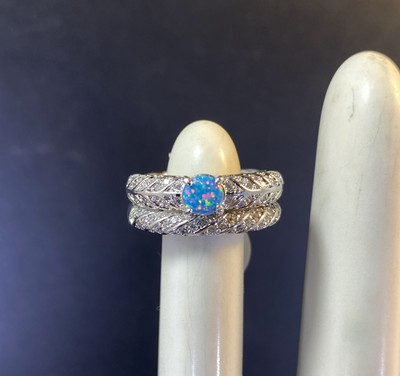 Bomb Party RBP7186 She's Classic and Timeless Lab Grown Emerald Fire Opal Size 7