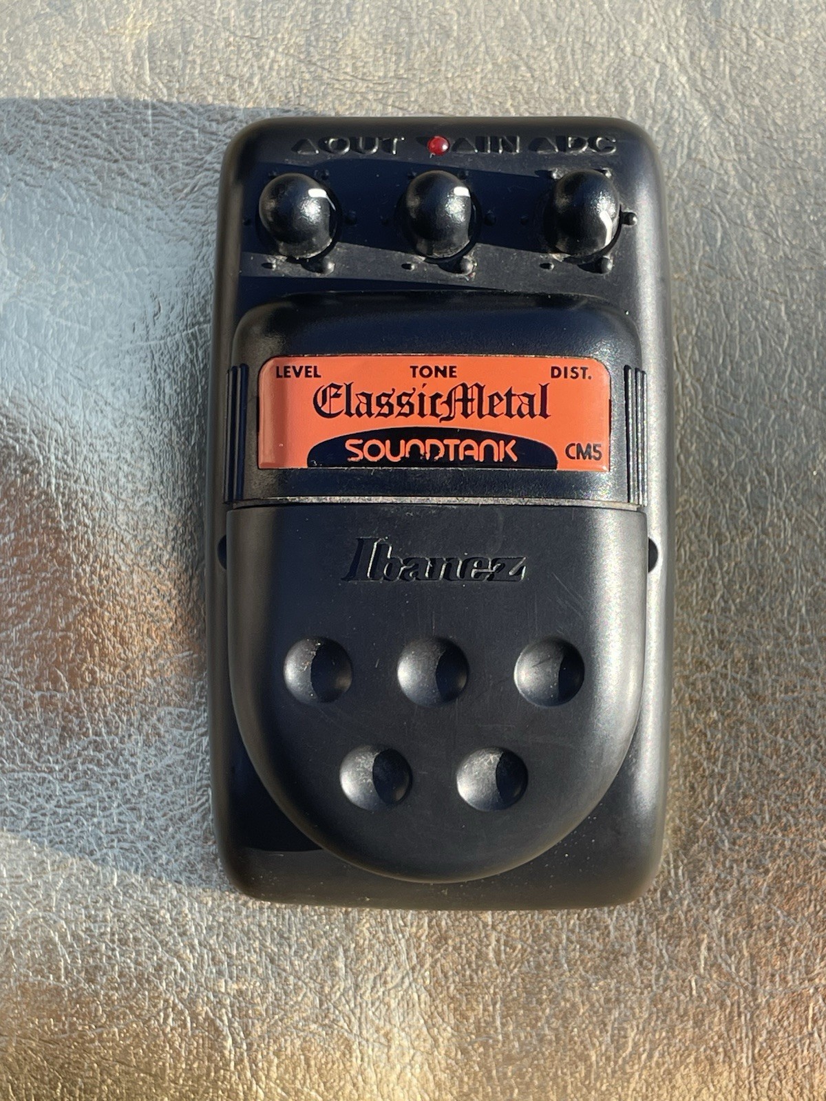 Ibanez CM5 Soundtank Classic Metal Distortion Vintage Guitar Pedal Tested Works