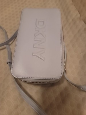 DKNY Carter Camera Bag Umhängetasche Pebble creme