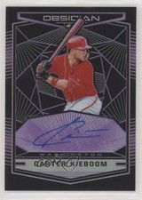 2019 Chronicles Obsidian Electric Etch Purple Prizm /99 Carter Kieboom Auto 0g4