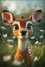 Digital Image pic photo picture art wallpaper aI generated deer 