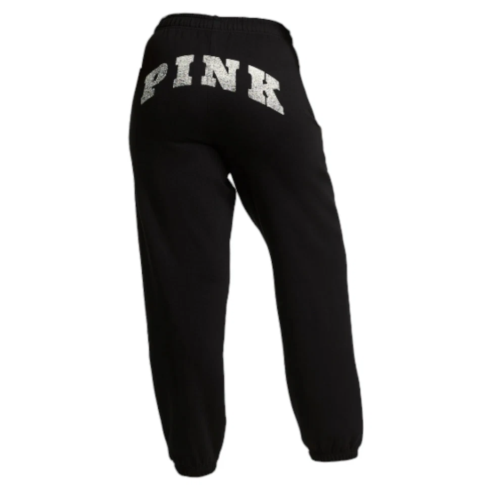 Pantalones deportivos ROSA Ivy Fleece Campus - Negro puro vacaciones - S, M, L y XL Foto 3 de 3