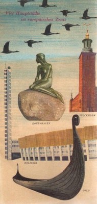 Vier Hauptstädte im europäischen Zenit : Kopenhagen, Stockholm, Helsinki, Oslo.