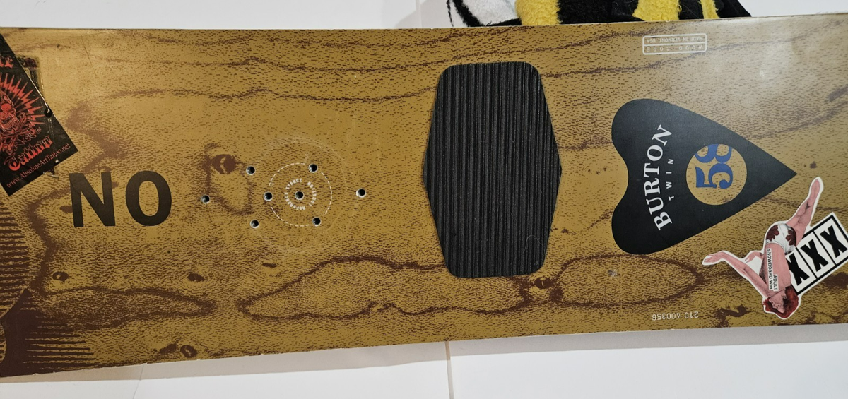 Vintage 1994 Burton Ouija Twin 58 Men's Snowboard 152cm Wood