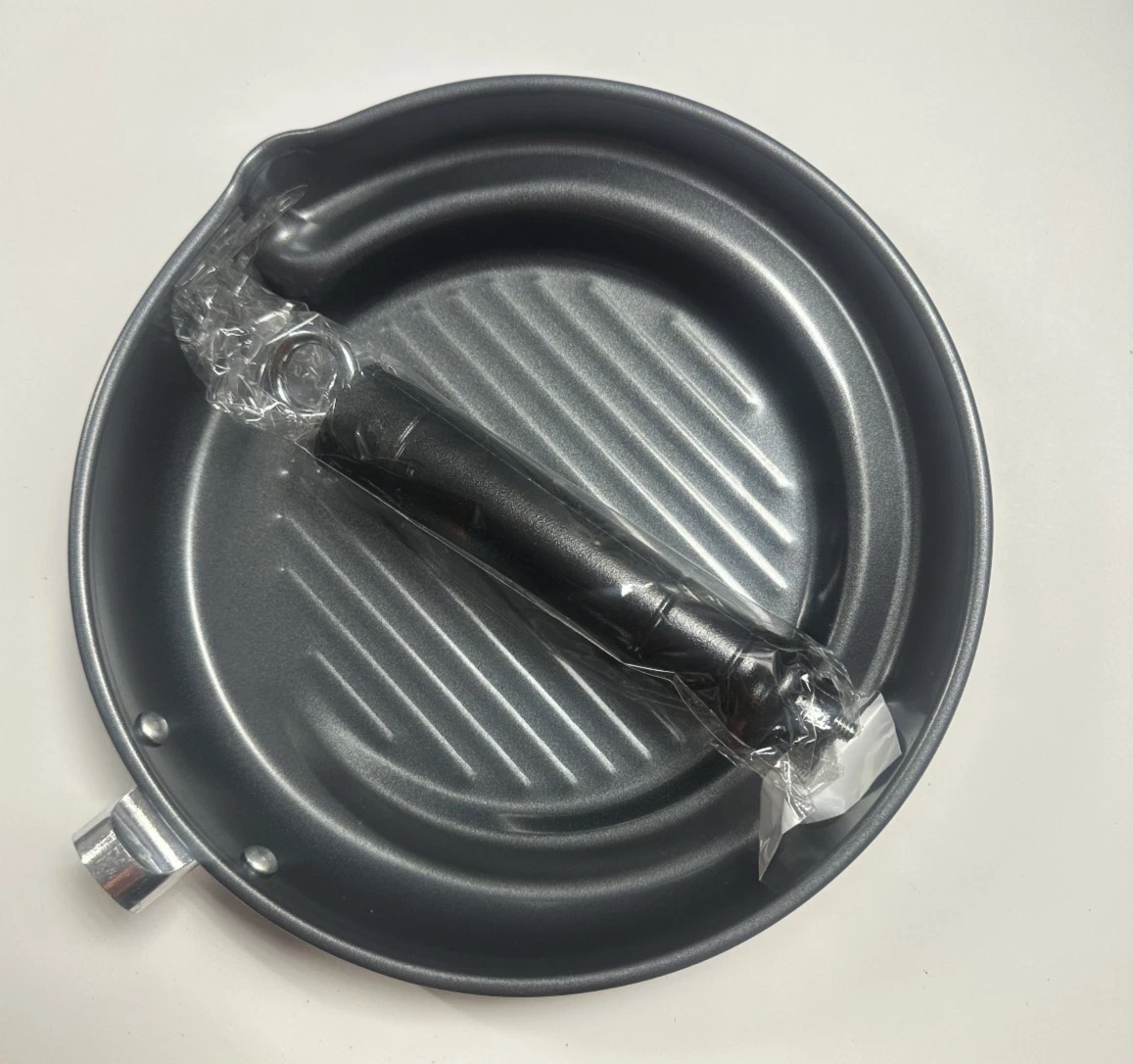 3X Sartén Antiadherente Sartenes Suministro de Cocina Aluminio Parrilla CRESTAS CON Vertedor NUEVO