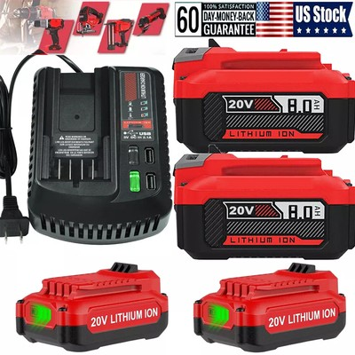 #ad Battery Charger For Craftsman 20 Volt V20 6.0Ah Li ion CMCB201 CMCB204 CMCB202 $46.99