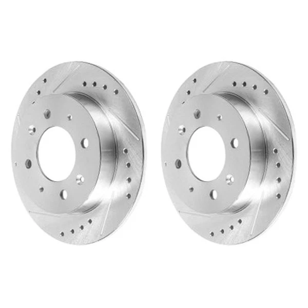 PowerStop JBR1516XPR Brake Rotors For Kia Spectra5 2005-2009 Rear Foto 2 de 4