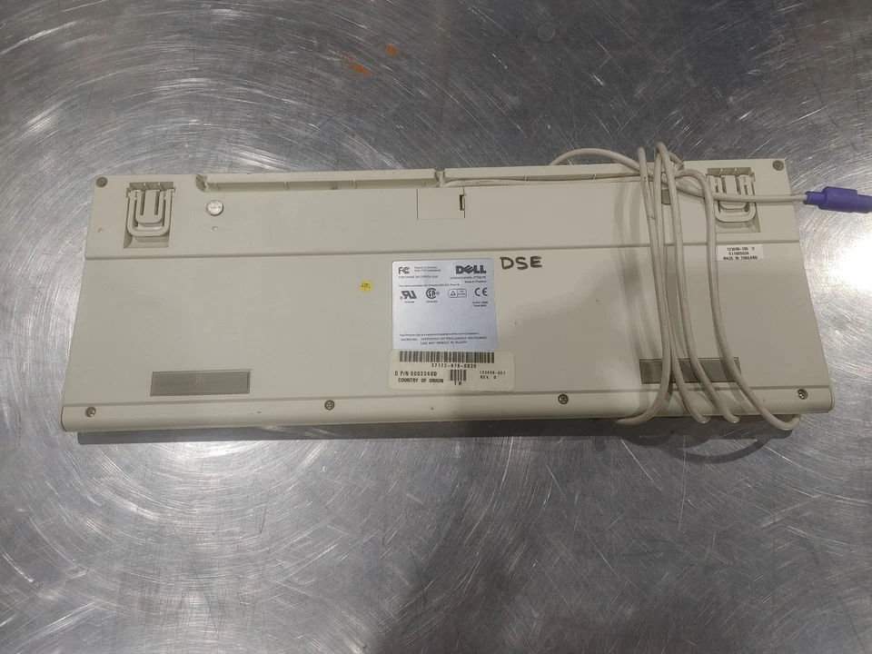 Good Condition Vintage Dell PS/2 Keyboard RT7D5JTW Tested Working - Image 2 of 2