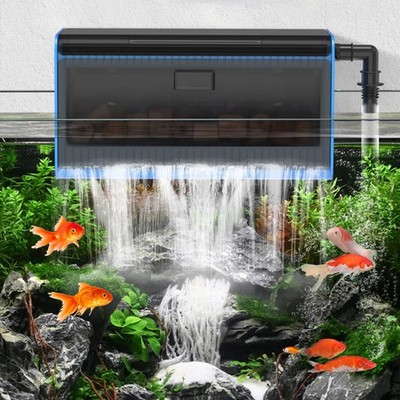 Aquarium Filter Box Fish Tank Waterfall Pump High Lift Submersible Filter
