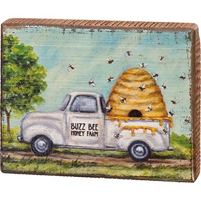 Primitives by Kathy Bee Honey Farm D cor Sign Wood Multicolor Standard Painted