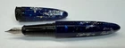 BENU 08.2.01.5.0.F Fountain Pen Flame Blue Silver Flake  Fine Iridium Nib