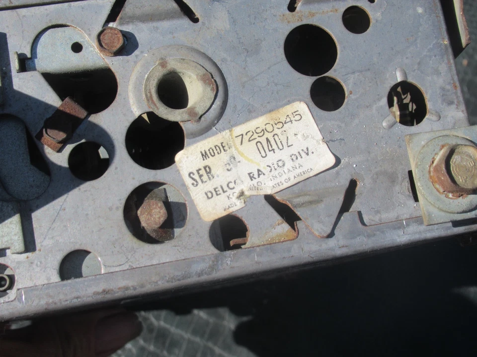 OEM 1965 1966 DELCO CADILLAC DEVILLE ELDORADO AM/FM RADIO 65 66 - Image 4 of 4