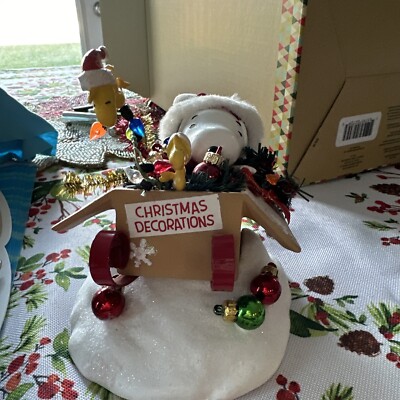 希少＞Department56 Snoopy One-Bird Open Sleigh