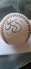 Curt Shilling and Randy Johnson autographed baseball.
