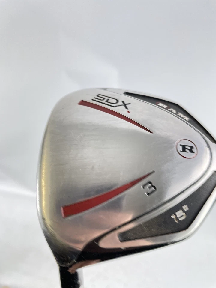 Ram Golf 3 Wood SDX 15* Left Handed /Regular Graphite /New Grip /8920 - Image 3 of 4