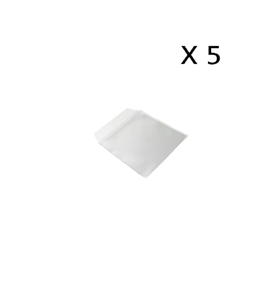 Pacco da 500 Bustine Trasparenti per CD e DVD con Aletta Inclusa - Immagine 3 di 4