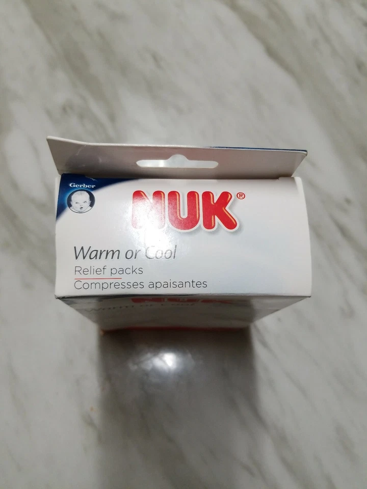NUK Gerber Alivio Cálido o Frío Uso Reutilizable Entre Mamas Nuevo Foto 4 de 4