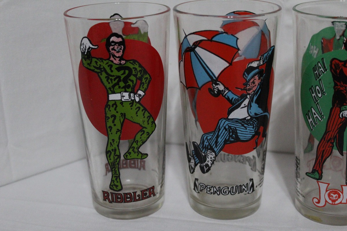 1976 Pepsi Super Series DC Glasses 
